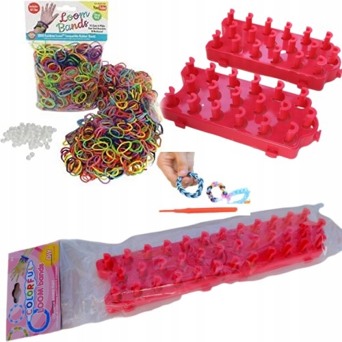 BRANSOLETKI BANDS GUMKI LOOM 2 x KROSNO SZYDEŁKO