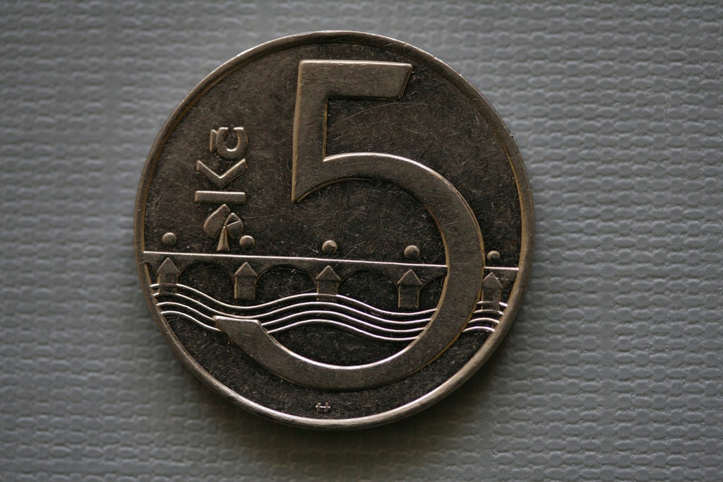 5 koron czechy 1993