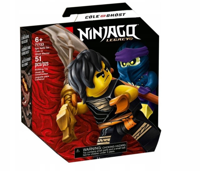 LEGO Klocki Ninjago Epicki zestaw bojowy Cole kon