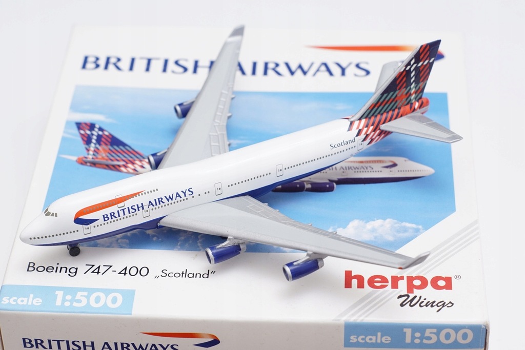 herpa British Airways Boeing 747-400（British Airways G CIVL