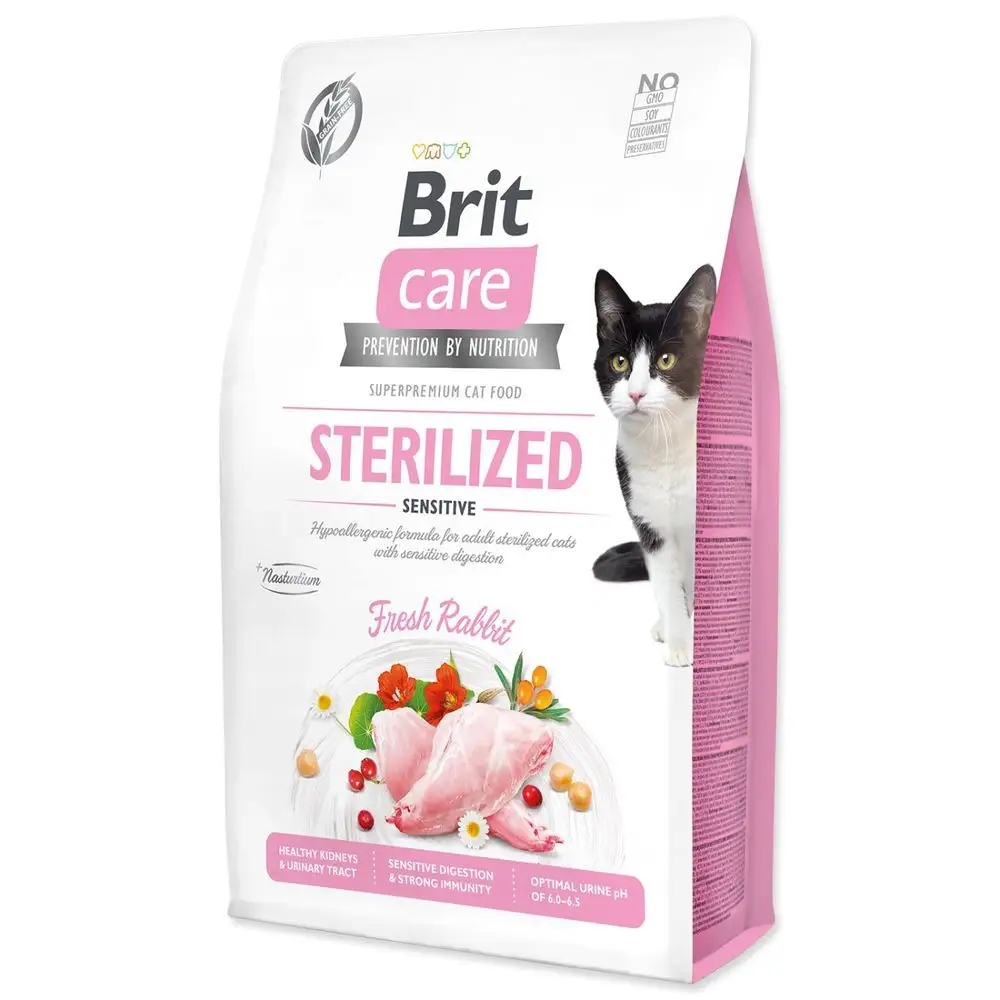 BRIT CARE CAT GRAIN FREE STERILIZED SENSITIVE 2KG