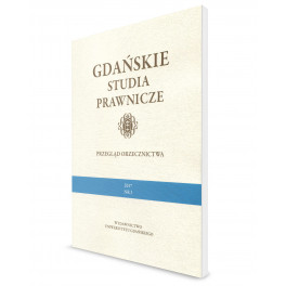 Gdańskie Studia Prawnicze 2017/3 Przegląd Orzeczni