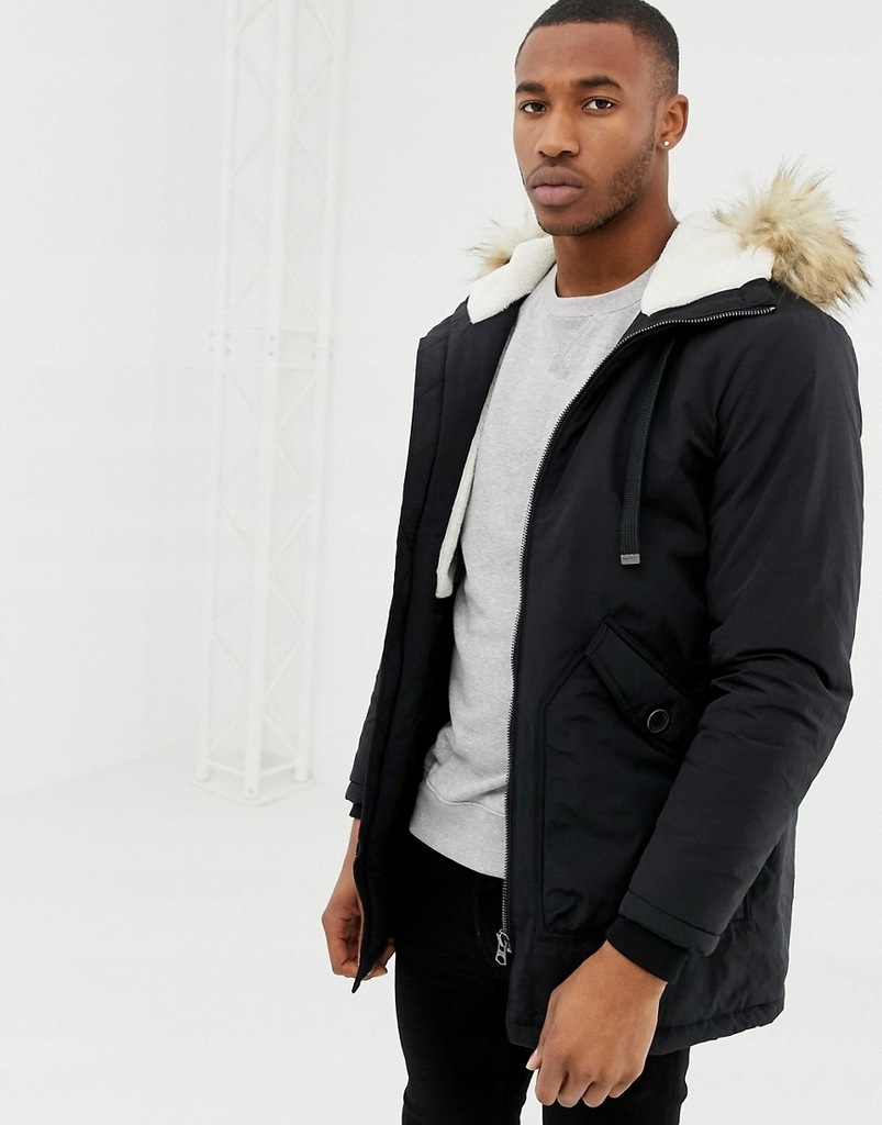 AH-5-13-1 PULL&BEAR KURTKA PARKA ROZM L