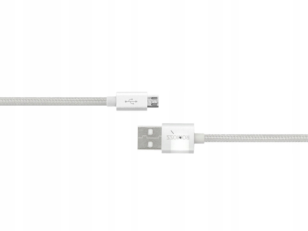 Kabel przewód ROMOSS do LG Moto micro USB SREBRNY