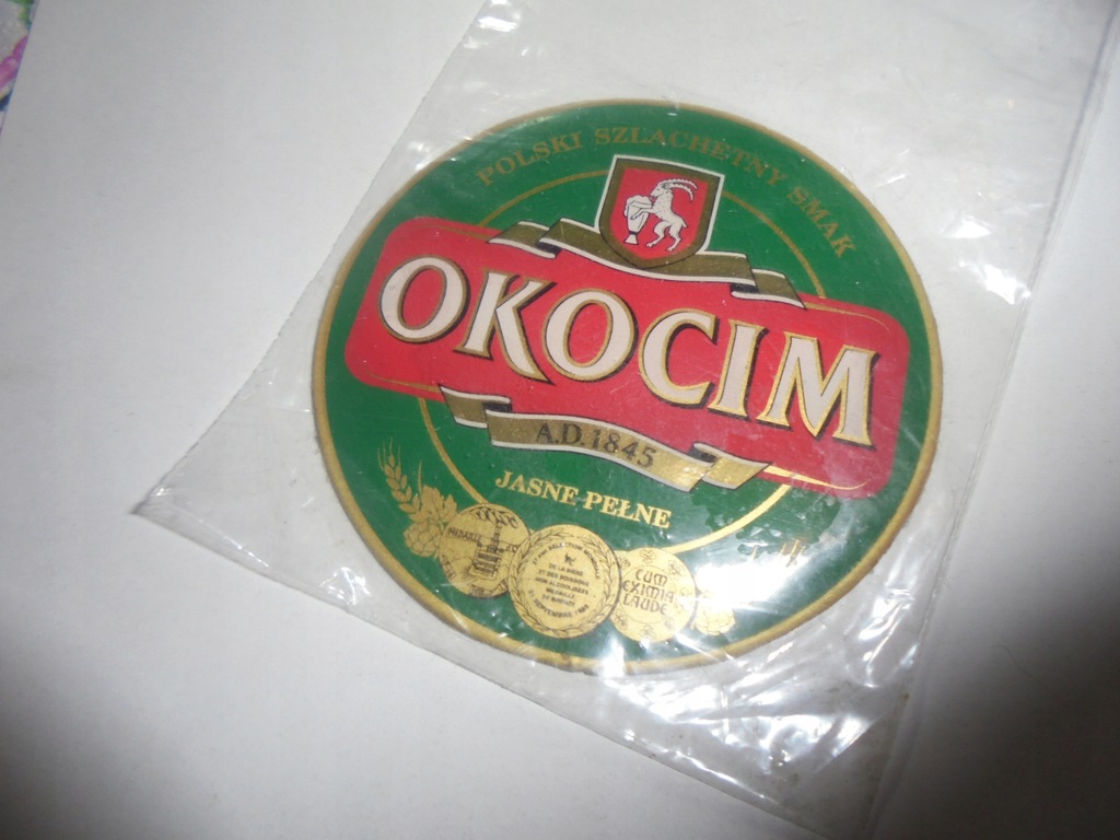 Stara reklama na nalewak browar Okocim