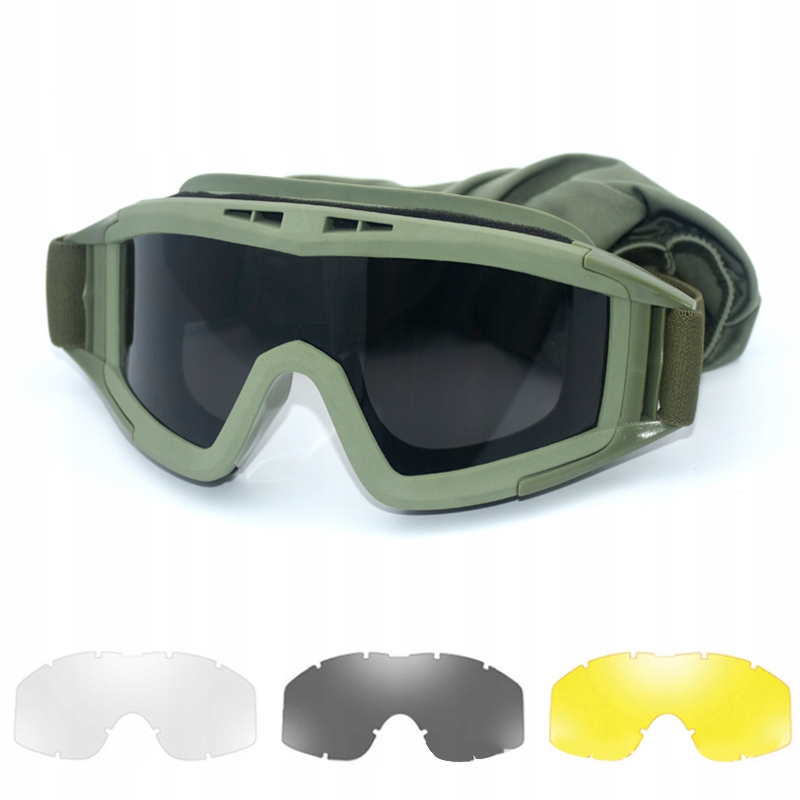 Wojskowe taktyczne okulary ochronne gogle ASG