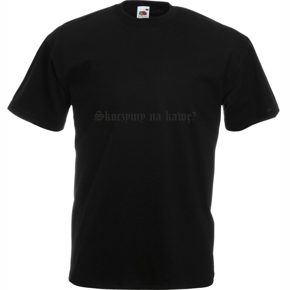 Koszulka z nadrukiem zabawna na prezent L czarna