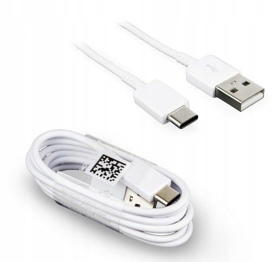 ORYGINALNY PRZEWÓD KABEL USB-C TYP-C BIAŁY SAMSUNG GALAXY 1.5m