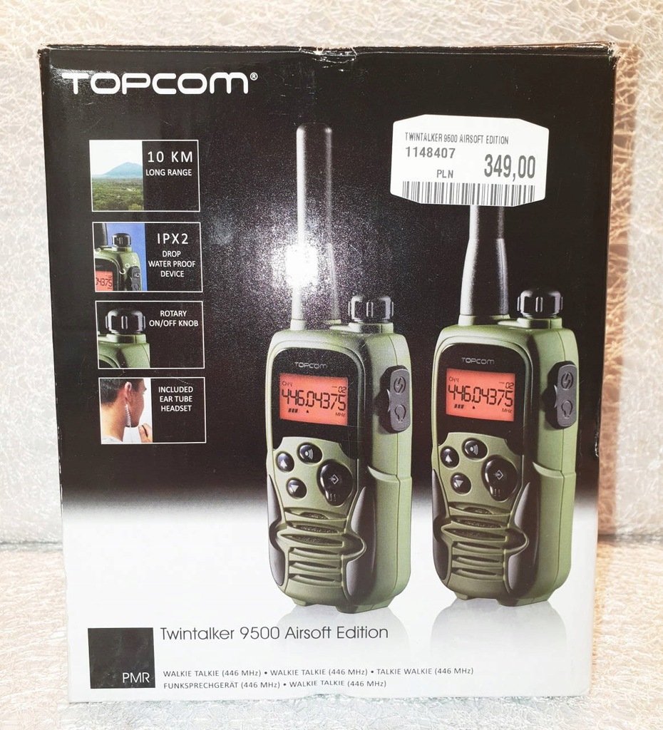 Radiotelefon Topcom Twintalker 9500Airsoft Edition