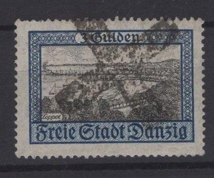 DANZIG, 1924 ROK, Fi. 203 KASOWANY