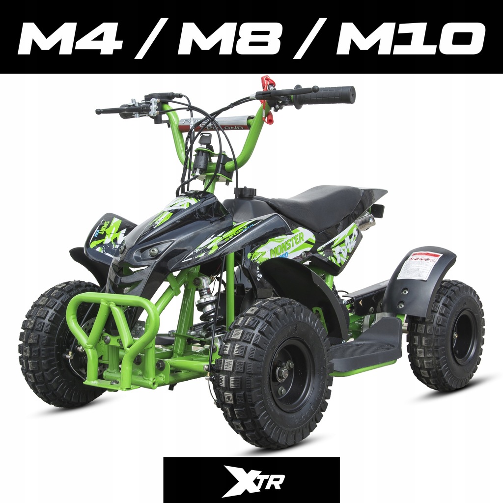 Купить MINI QUAD XTR M4 M8 M10 50 CC 4/6 дюйма для ребенка: отзывы, фото, характеристики в интерне-магазине Aredi.ru