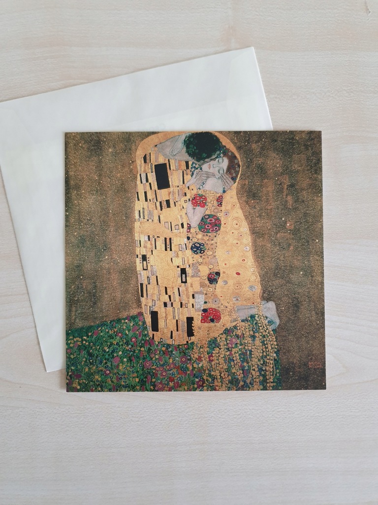 Gustav Klimt Pocałunek The Kiss kartka pocztowa
