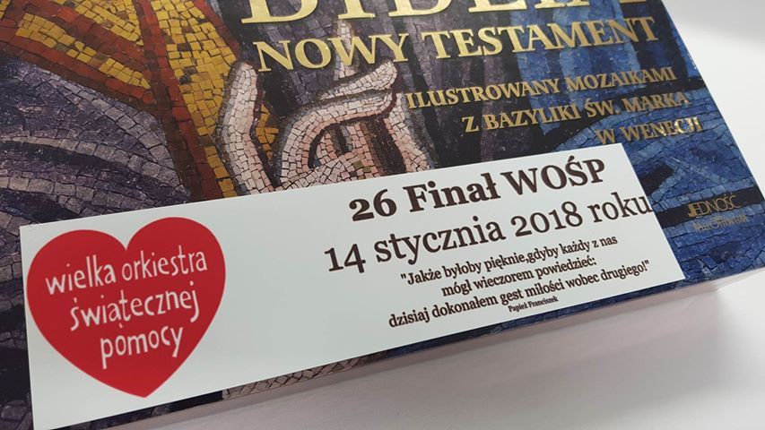 BIBLIA N.TESTAMENT  ilustrowany mozaiką - WOŚP 55