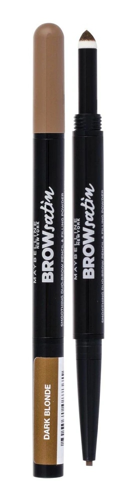 MAYBELLINE - BROW SATIN - Dwustronna kredka do brwi - DARK BLONDE