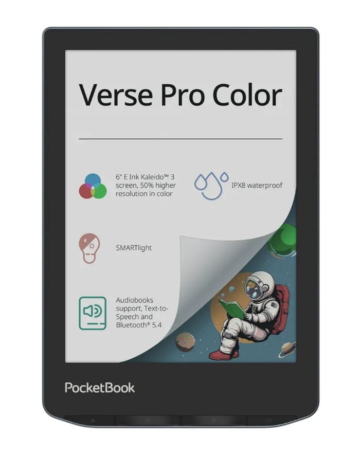 Czytnik ebook PocketBook Verse Pro Color 16 GB 6 cali czarny