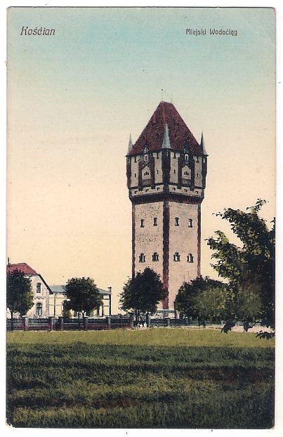 Kościan Miejski Wodociąg ok. 1910 r.