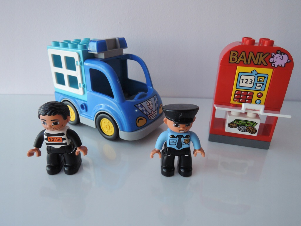 10809 LEGO DUPLO WIĘŹNIARKA policjant więzień