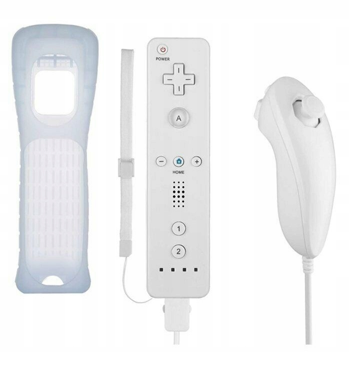 2w1 Zdalny Kontroler Zbudowany Dla Nintendo Wii 4 9678707469 Oficjalne Archiwum Allegro