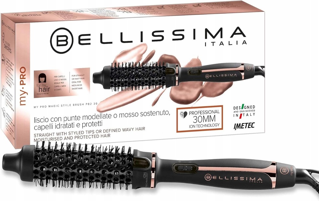 BELLISSIMA My Pro Magic Style Brush P2 30mm Szczotka prostująca 2w1