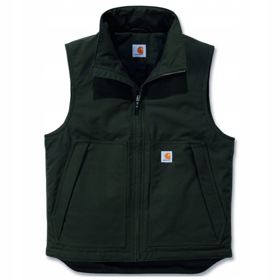 CARHARTT QUICK DUCK CANYON BROWN WOODWARD VEST r L