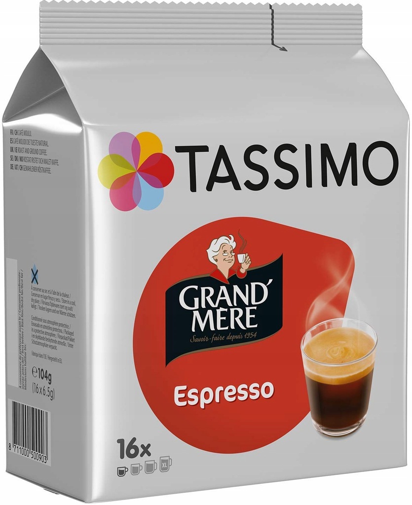 Kapsułki TASSIMO Jacobs Grand Mere Espresso 16szt