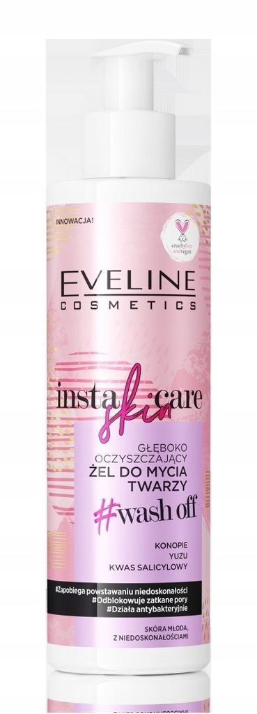 Eveline Insta Skin Care Głęboko Oczyszczający Żel