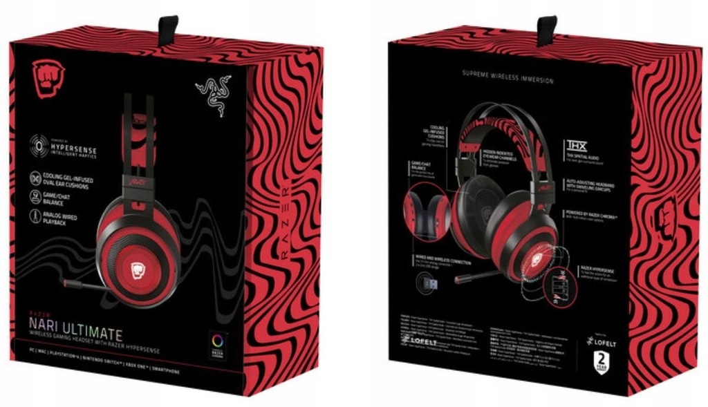 Sluchawki Razer Nari Ultimate Pewdiepie Edition Oficjalne Archiwum Allegro