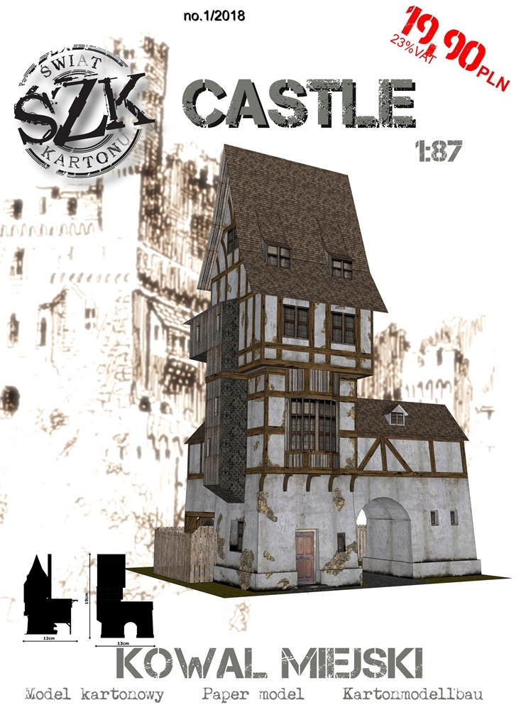 1:87 Kowal miejski CASTLE 1 ŚZK 1/2018