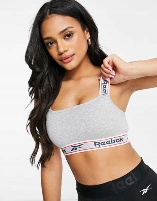 REEBOK STANIK SPORTOWY SZARY Z LOGO BAWEŁNA S 1ASB