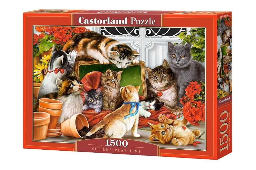 PUZZLE 1500 KITTENS PLAY TIME CASTOR, CASTORLAND