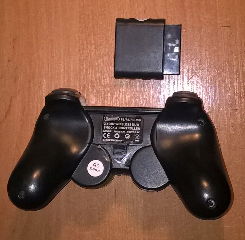 PSX PS2 PS3 - DRAGONPLUS WIRELESS DUO SHOCK 3 PAD