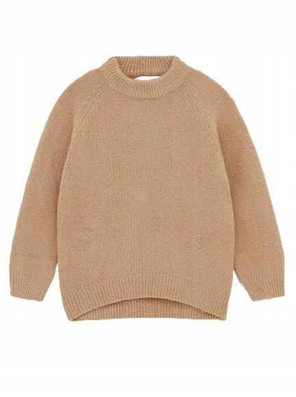 27W116 ZARA KIDS__MK4 BRĄZOWY SWETER BASIC__116