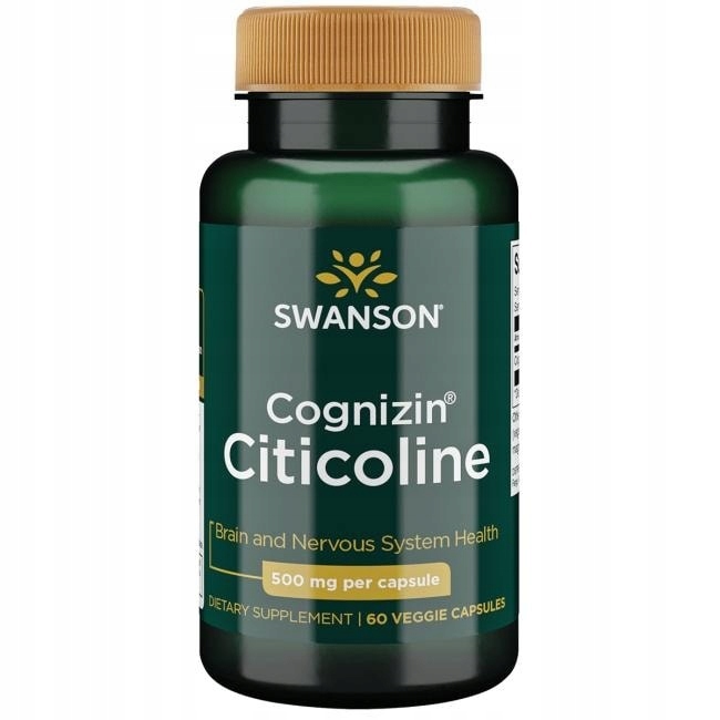 SWANSON Cognizin Citicoline 500 mg (60 kaps.)