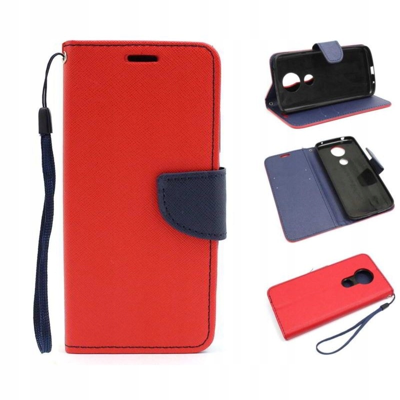 Etui do Motorola Moto E5 Plus CASE Fancy Diary cze Pokrowiec Obudowa