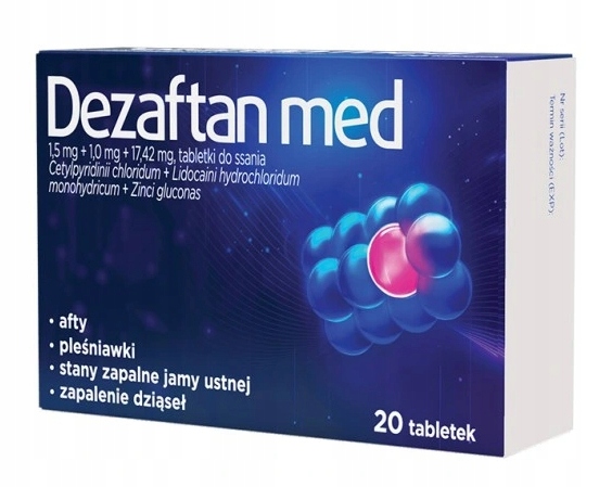Dezaftan Med, 20 tabletek do ssania