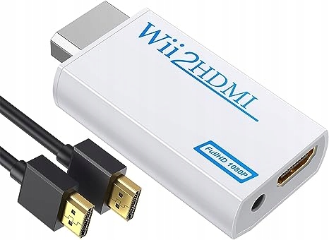 Konwerter,adapter HDMI do konsoli Wii + Kabel 1,5M