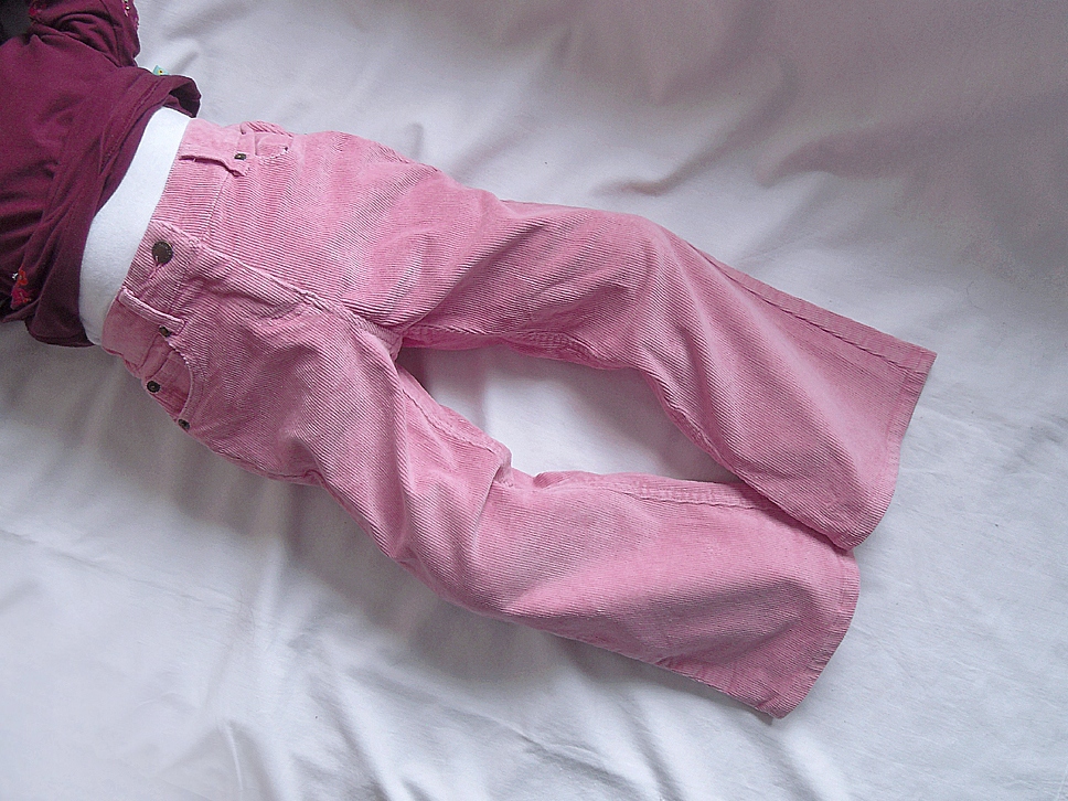 Spodnie sztruksowe dla córki ST.BERNARD, 5 lat