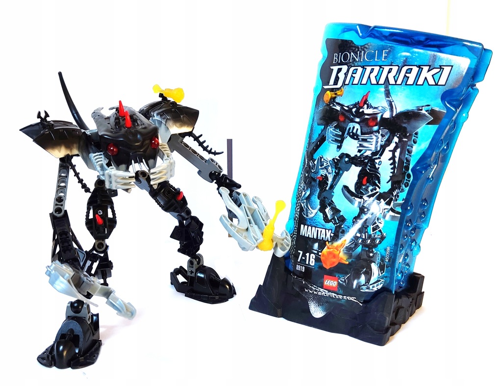 LEGO Bionicle 8919 Barraki Mantax UNIKAT