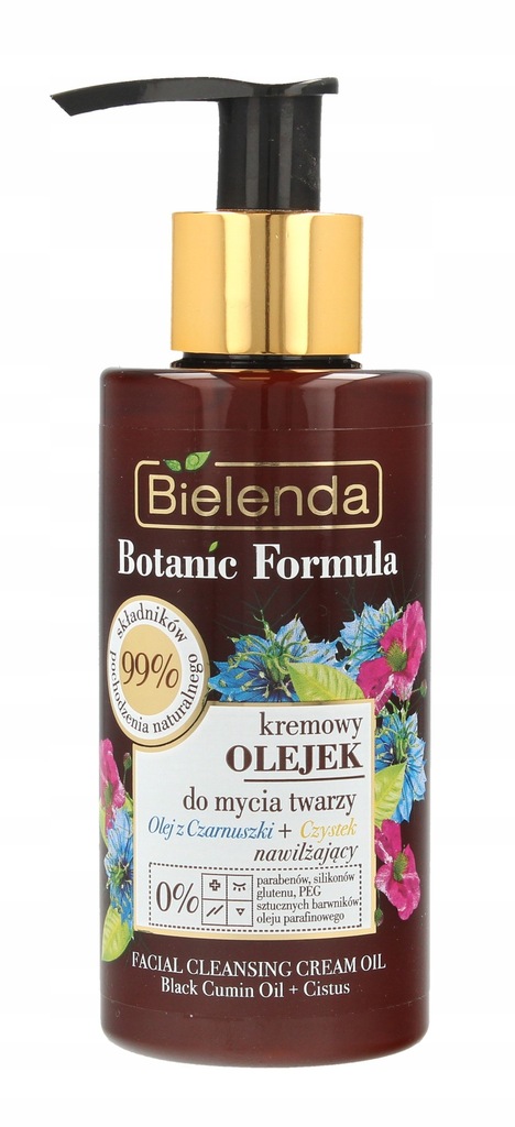 BIELENDA BOTANIC FORMULA OLEJEK DO MYCIA TWARZY