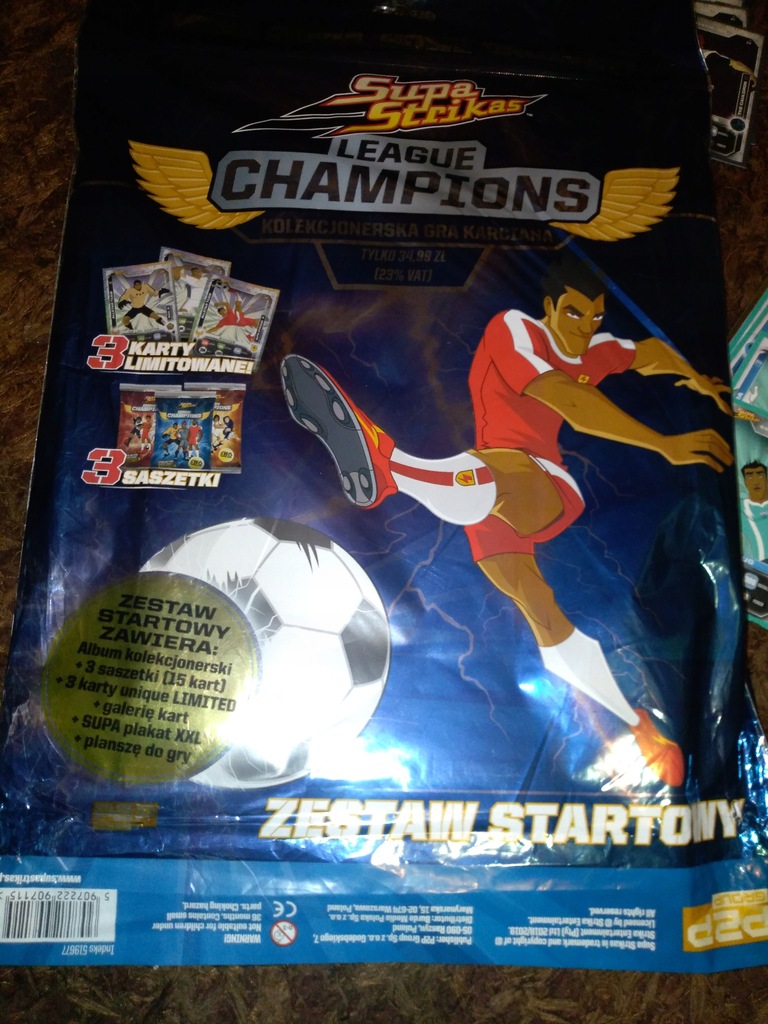 Album Karty Supa Strikas League Champions 180kart 9680723094 Oficjalne Archiwum Allegro