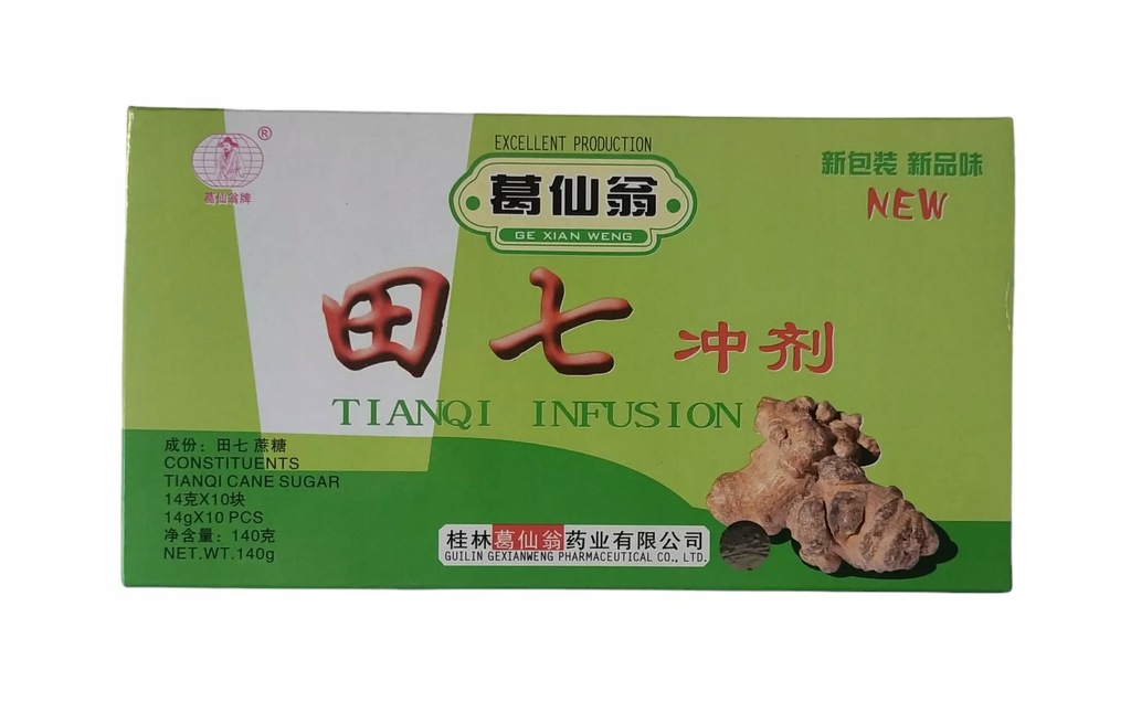 Herbata żeń szeń 140g Tianqi Infusion