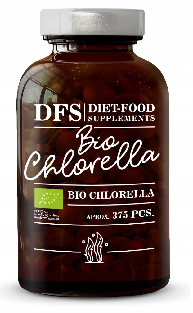 DIET-FOOD CHLORELLA BIO 375 TABLETEK 150 g (400 mg) - DIET-FOOD