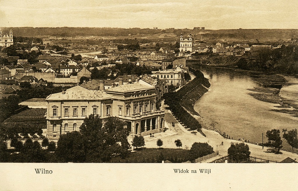 WILNO Widok na Wilji- 1923 Kraków Michałowskiego