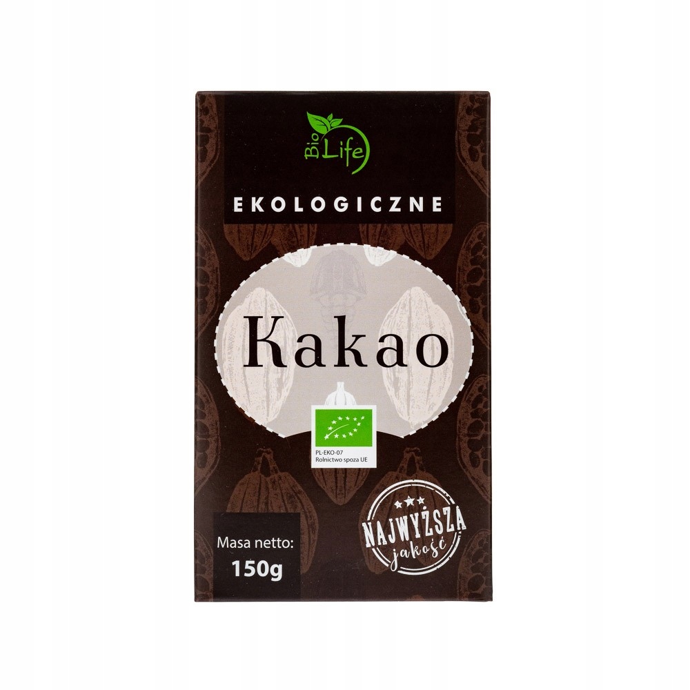 Kakao ekologiczne BIO 150 g 1szt