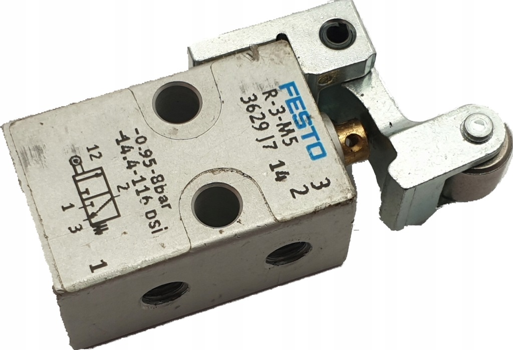 zawór krańcowy 3/2 zamknięty NC FESTO R-3-M5 3629