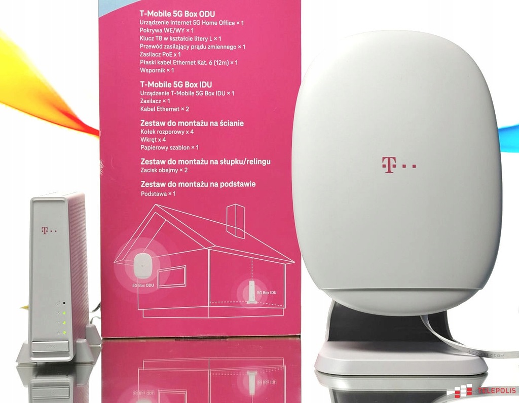 T-MOBILE 5G BOX ODU IDU ROUTER MOBILE HOME OFFICE