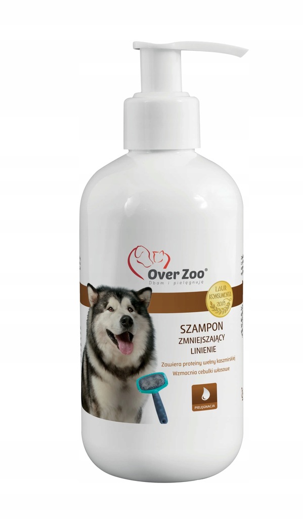 Over Zoo szampon zmniejszający linienie 250ml