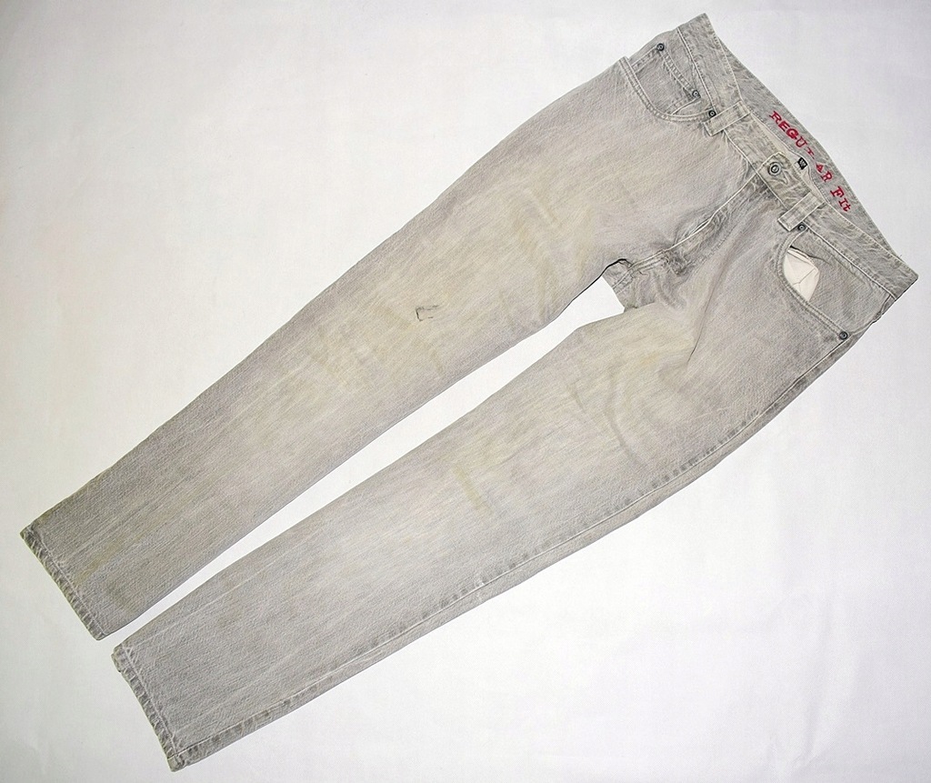 9140-35 GEORGE... n#s SPODNIE JEANSOWE GREY r.W34