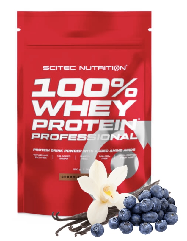 Scitec 100% Whey Protein 500g vanilla very berry