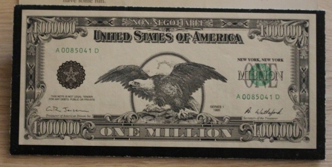 1.000.000 ( MILION ) $ USA 1995 STAN UNC + FOLDER